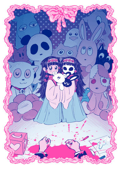 riso print by froagie